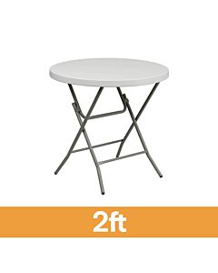 2ft round banqueting table