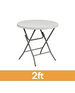2ft round banqueting table