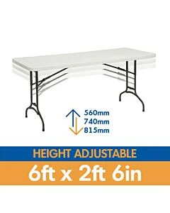 6ft 2ft 6in rectangle banqueting table