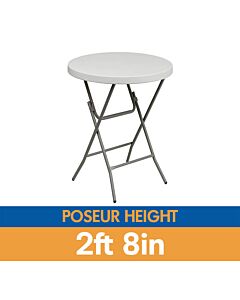 2ft 8in round banqueting table