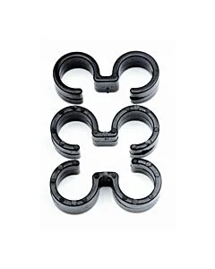Plastic Folding Chair Linking Clip Black