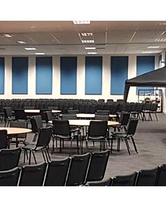 Profile view of Pluto Steel Stacking Chair