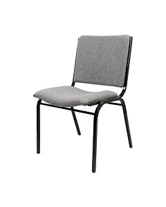 Profile view of Pluto Steel Stacking Chair