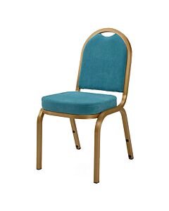 Profile view of Eurosteel Steel Stacking Chair