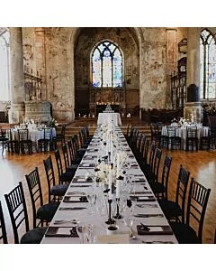 Black Resin Chiavari