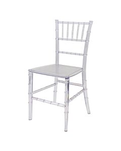 Profile View of Ice Children's Chiavari Chair