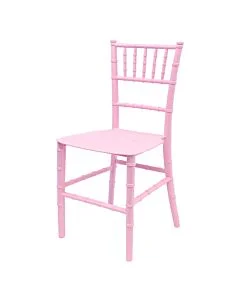 Profile View of Pink Children's Chiavari Chair