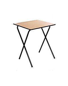 20 Folding Exam Desks and Trolley Bundle