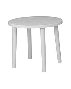 Tossa Plastic Patio Table White