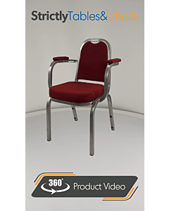 Steel Stacking Chair - Taurus with Arms