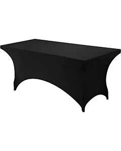 Premium Black Spandex Cover – 6ft Rectangle
