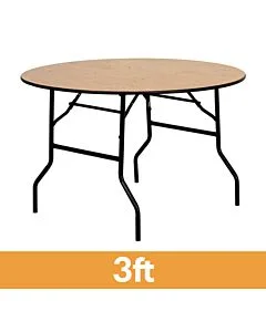 3ft round banqueting table