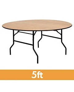 5ft round banqueting table