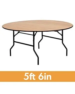 5ft 6in round banqueting table