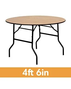 4ft 6in round banqueting table