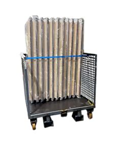 Heavy Duty Warehouse Table and Chair Storage Trolley