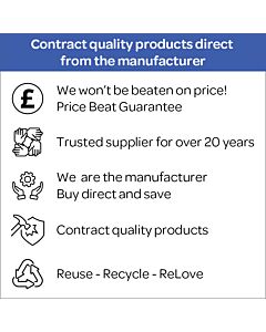 Profile view of Easycare Square Tablecloth