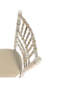 Curved Back Limewash Chiavari Chair