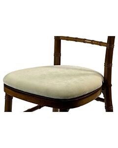 Bespoke Fabric Cutaway Seat Pad with Velcro