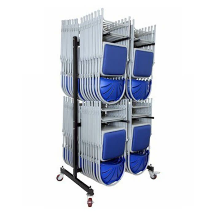 Folding Chair Trolley - Double row Two columns hanging