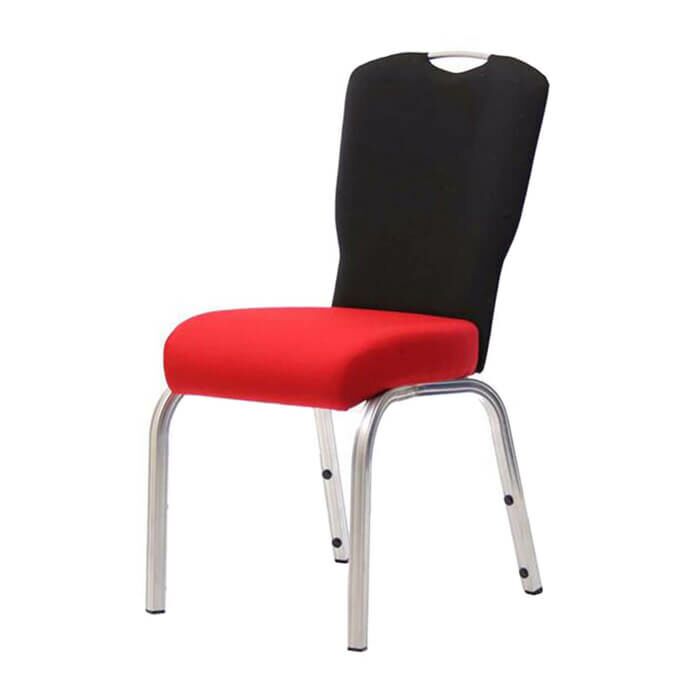 Profile view of Flex-6 Steel Stacking Chair
