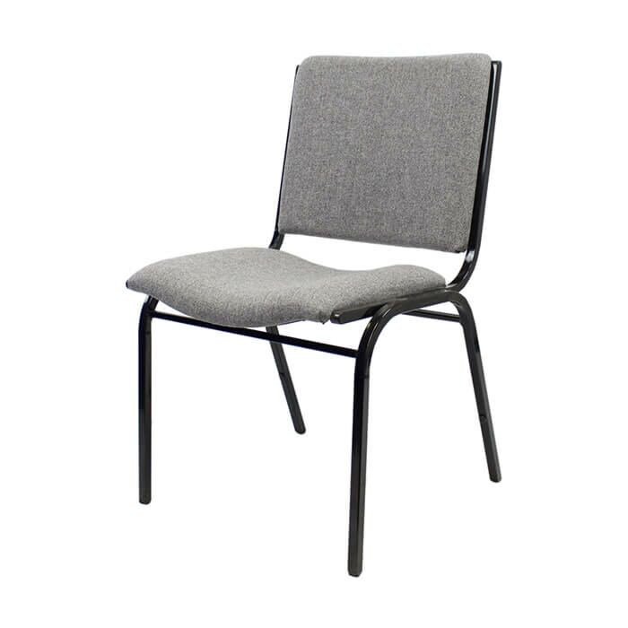 Profile view of Pluto Steel Stacking Chair