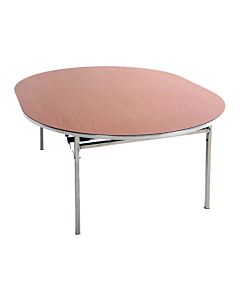 Lightweight Aluminium Folding Table - Oval