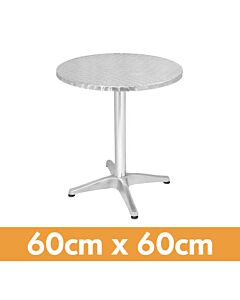 Round Aluminium Bistro Table - 2ft (60cm)