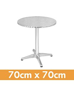 Round Aluminium Bistro Table - 2ft 3in (70cm)