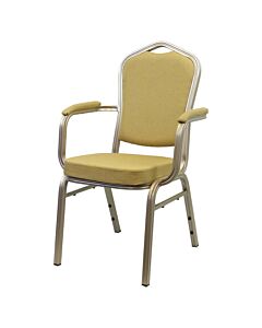Aluminium Stacking Chair - Mercury with Arms