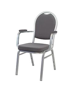 Aluminium Stacking Chair - Atlantic with Arms