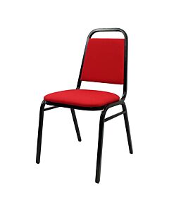 Profile view of Neptune Steel Stacking Chair