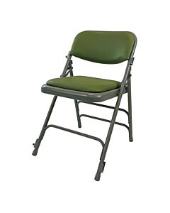 Profile view of Bespoke Vinyl Comfort Folding Chair