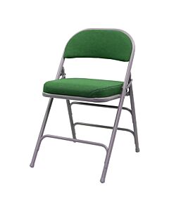 Comfort Plus Extra Folding Chair - Silver Frame Bespoke Fabric
