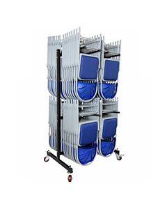 Folding Chair Trolley - Double row Two columns hanging
