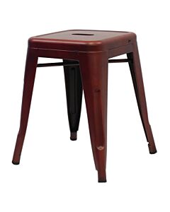 Profile view of Copper Tolix Low Stool