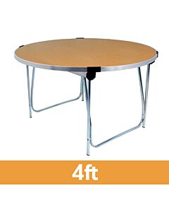 Round Laminate Folding Table - 4ft Round (1220mm)