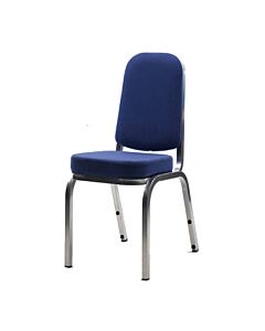 Profile view of Damascus Aluminium Stacking Chair