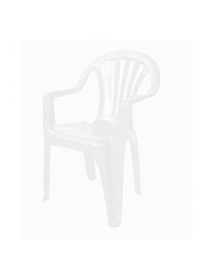 Profile view of Pals Plastic Stacking Chair