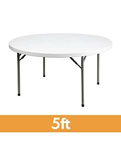 5ft round banqueting table