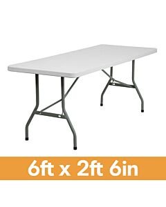 6ft 2ft 6in rectangle banqueting table