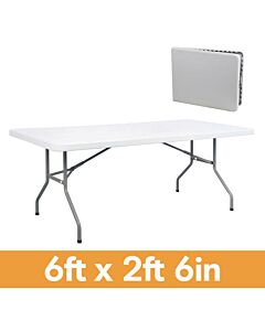 6ft 2ft 6in rectangle banqueting table