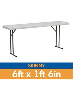 6ft 1ft 6in rectangle banqueting table