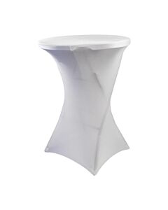 Profile view of Spandex Table Cover