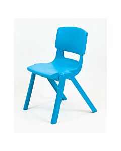 Aqua blue Postura stacking chair