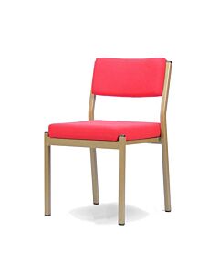Profile view of Apollo Steel Stacking Chair