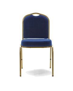 Profile view of Scorpio Steel Stacking Chair