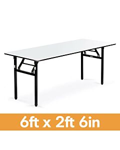 6ft 2ft 6in rectangle soft top table