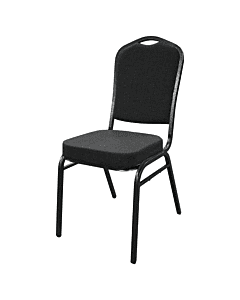Diamond Steel Banqueting Chair - Black Vein Frame