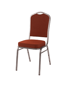 Diamond Steel Banqueting Chair - Silver Vein Frame